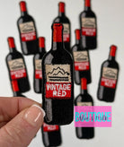Wine bottle hat patch