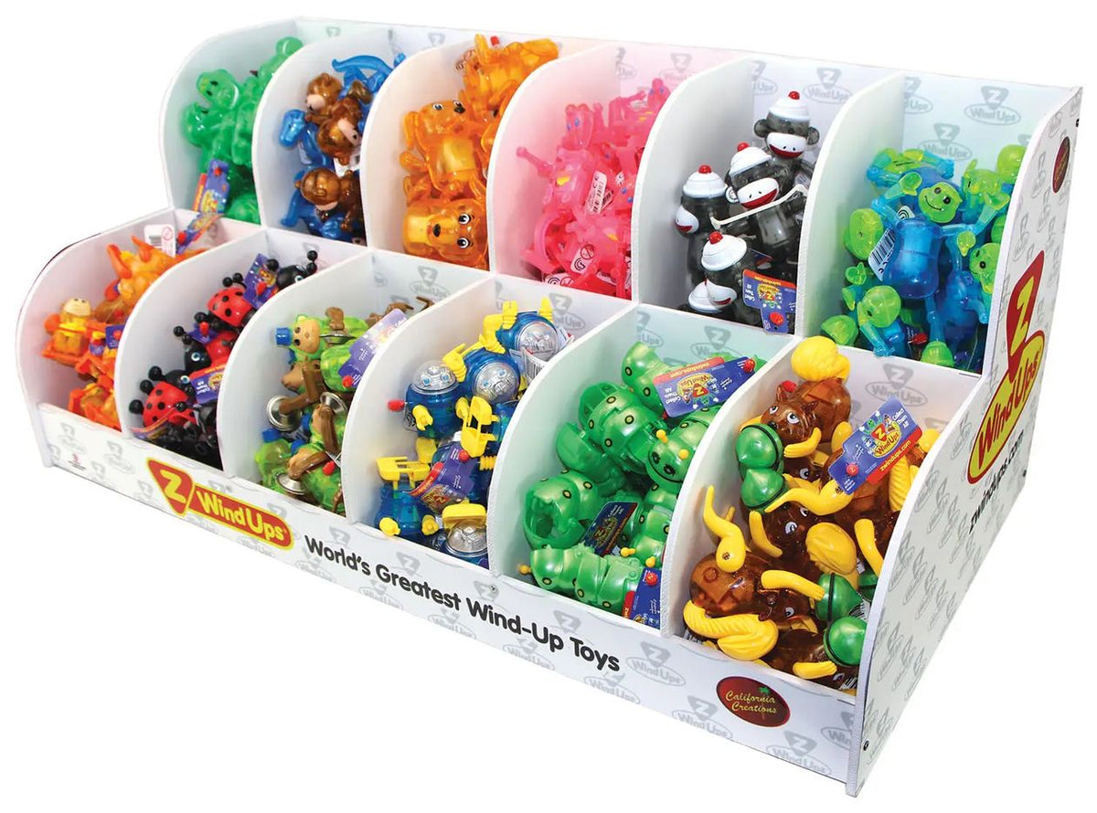 Z Windups counter display by California Creations